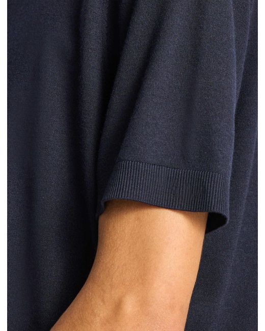 Fusalp Blue Henryo Short-Sleeve Polo Shirt for men