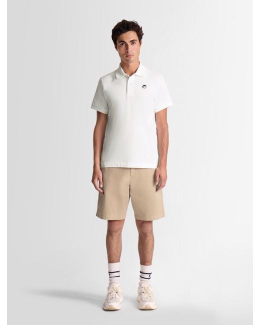 Fusalp White Elbin Short-Sleeve Polo Shirt for men