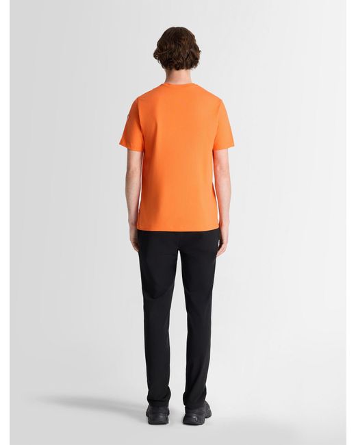 Fusalp Orange Riviere Tee Shirt for men