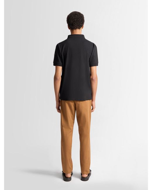 Fusalp Black Anatole Short-Sleeve Polo Shirt for men