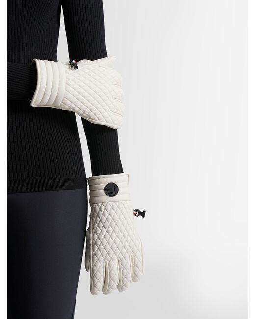 Fusalp White Athena Ski Gloves
