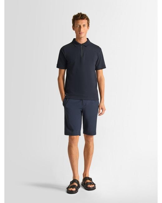 Fusalp Blue Anatole Short-Sleeve Polo Shirt for men