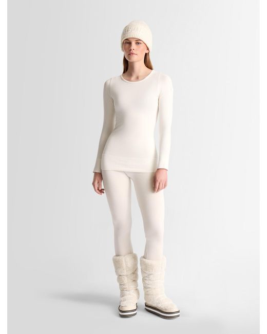 Fusalp White Troop Col Rond Thermal Layer