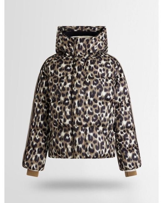 Fusalp Black Ada Leopard Down Jacket
