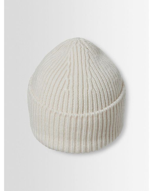 Fusalp White Knit Beanie