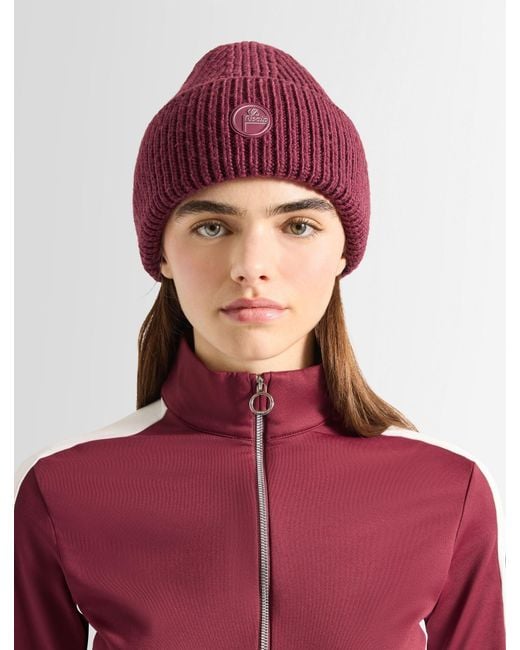 Fusalp Red Knit Beanie