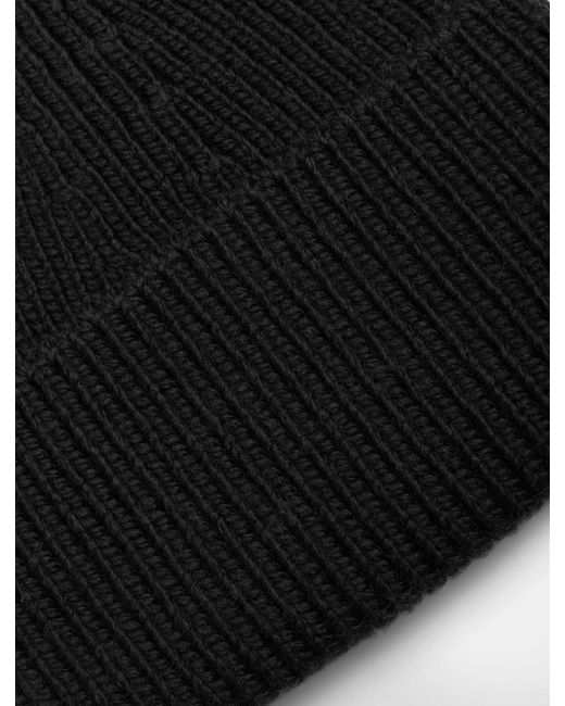 Fusalp Black Knit Beanie