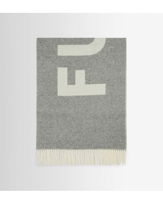 Fusalp Gray Oversize Scarf Scarf