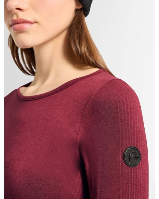 Fusalp Red Troop Col Rond Thermal Layer