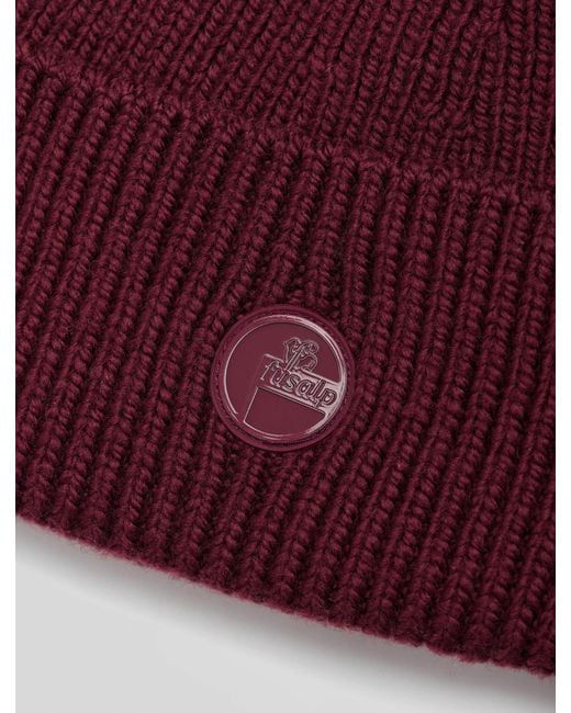 Fusalp Red Knit Beanie