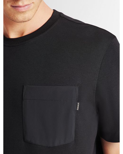 Fusalp Black Tylerr Tee Shirt for men