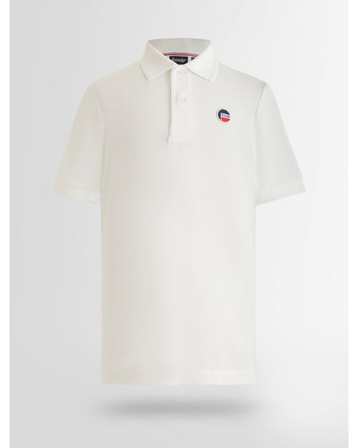 Fusalp White Elbin Short-Sleeve Polo Shirt for men