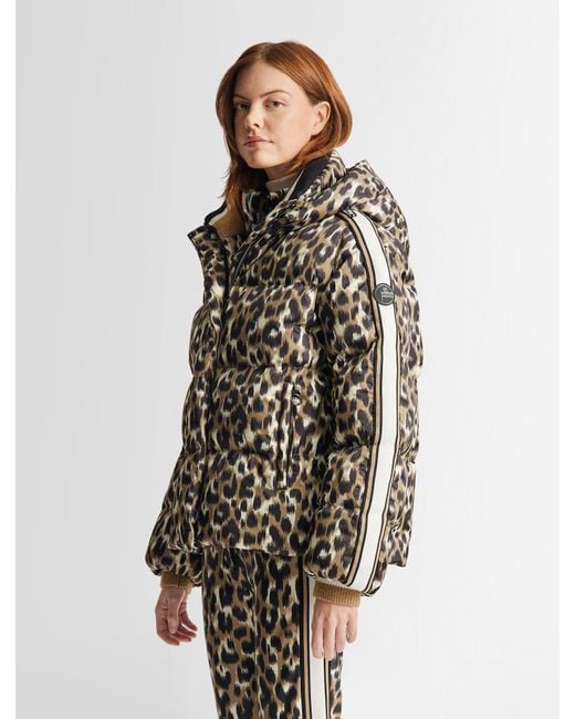 Fusalp Black Ada Leopard Down Jacket
