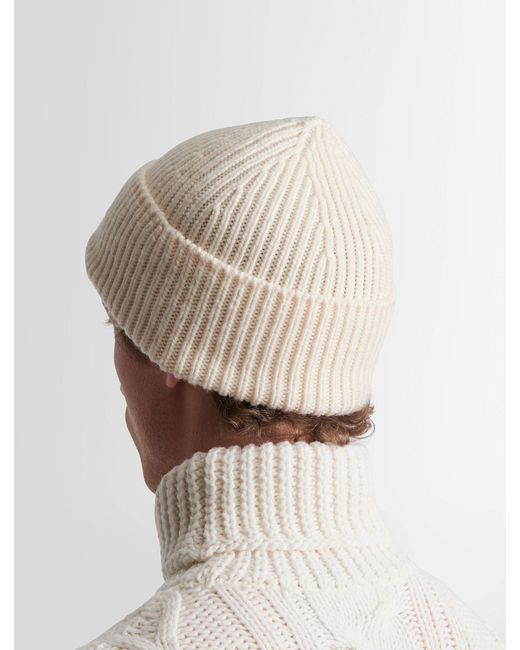 Fusalp White Knit Beanie