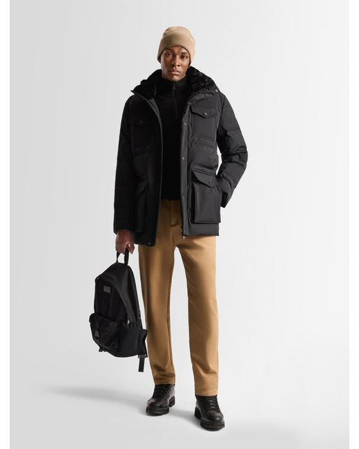 Fusalp Black Delano Parka for men