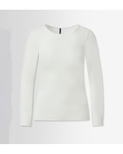Fusalp White Troop Col Rond Thermal Layer