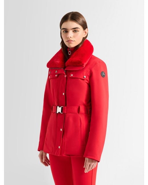 Fusalp Red Dessa Ski Jacket