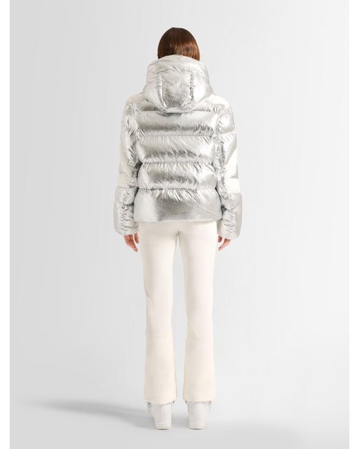 Fusalp White Charloy Metal Down Jacket
