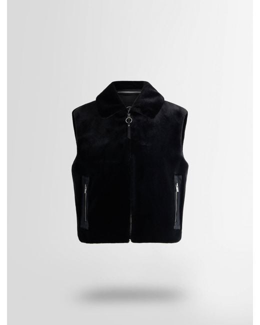 Fusalp Black Piagina Sleeveless Jackets