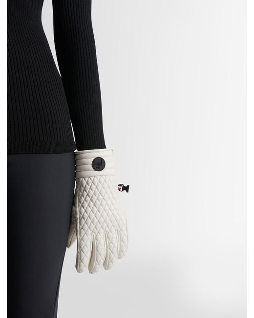Fusalp White Athena Ski Gloves