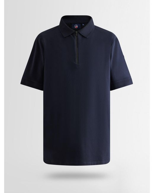 Fusalp Blue Anatole Short-Sleeve Polo Shirt for men