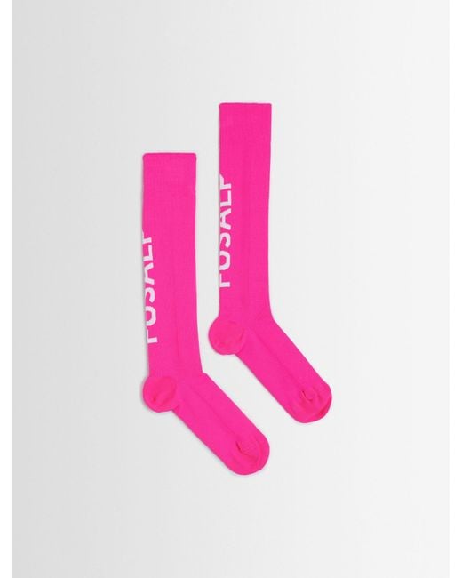 Fusalp Pink Sock Pop Ski Socks