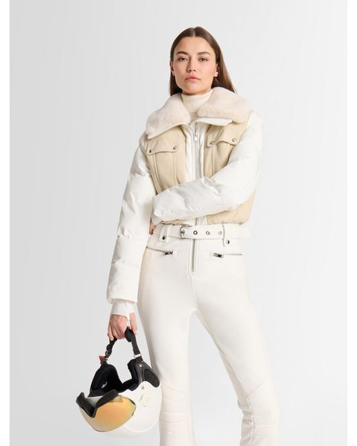 Fusalp White Karei Velvet Ski Suit