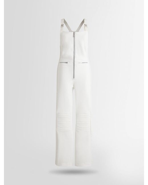 Fusalp White Getta Ski Overalls