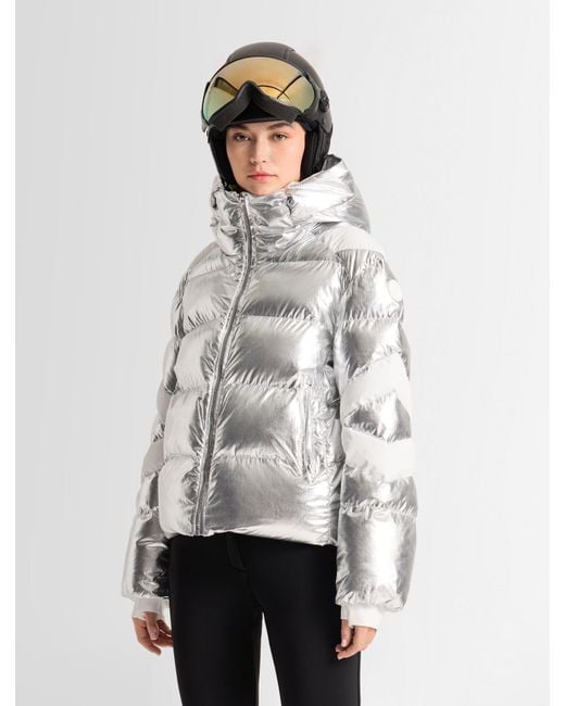 Fusalp White Charloy Metal Down Jacket