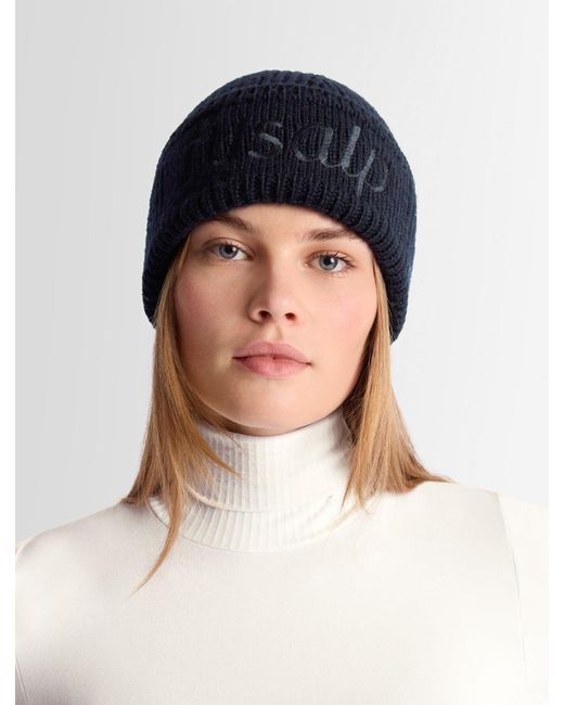 Fusalp Blue Knit Beanie