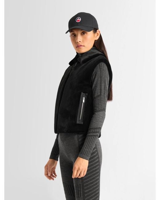 Fusalp Black Piagina Sleeveless Jackets
