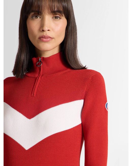 Fusalp Red Andromede Sweater