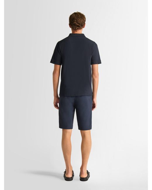 Fusalp Blue Anatole Short-Sleeve Polo Shirt for men
