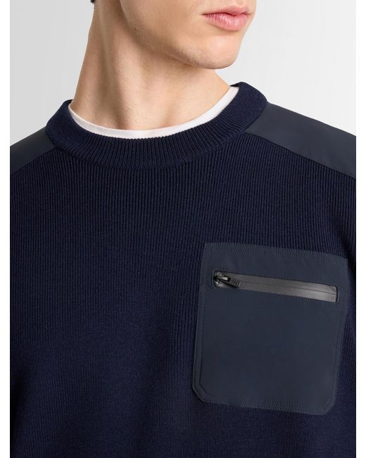 Fusalp Blue Tevan Sweater for men