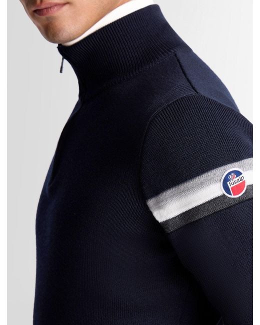 Fusalp Blue Wengen Sweater for men