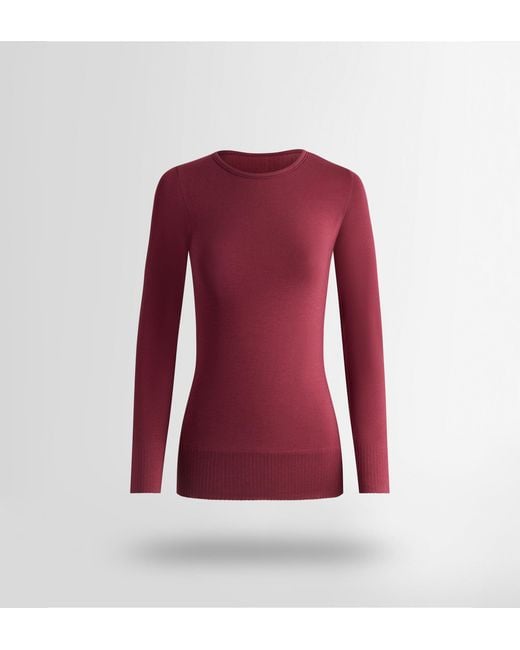 Fusalp Red Troop Col Rond Thermal Layer