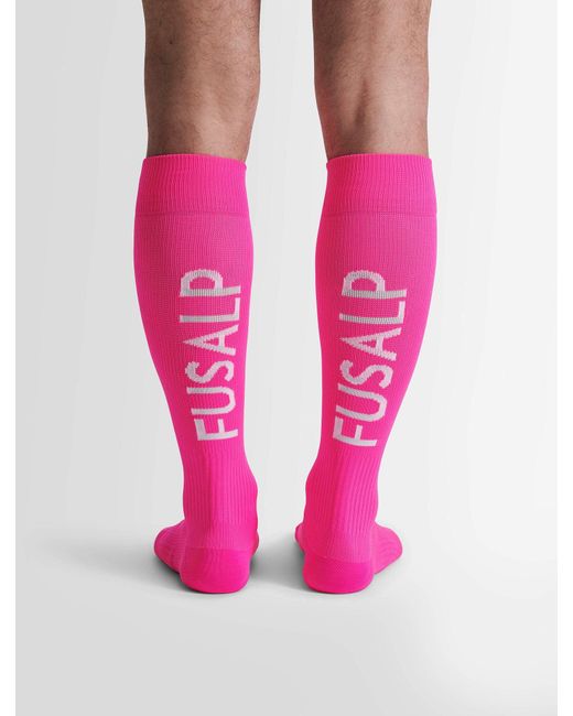 Fusalp Pink Sock Pop Ski Socks