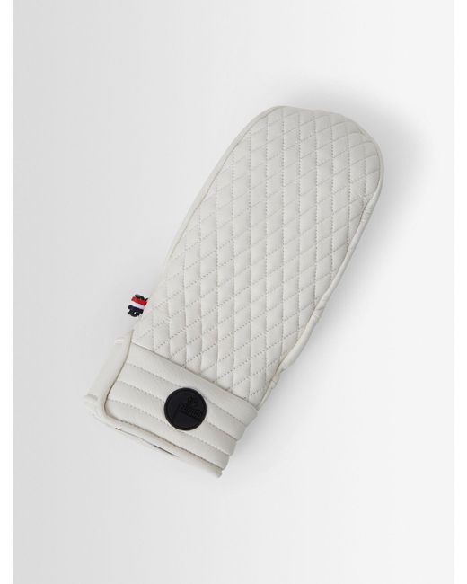 Fusalp White Athena Ski Mittens