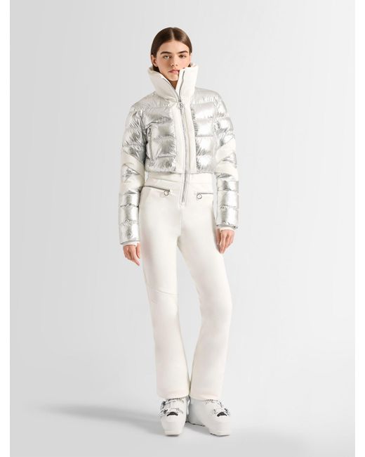Fusalp White Clarisse Metal Ski Suit