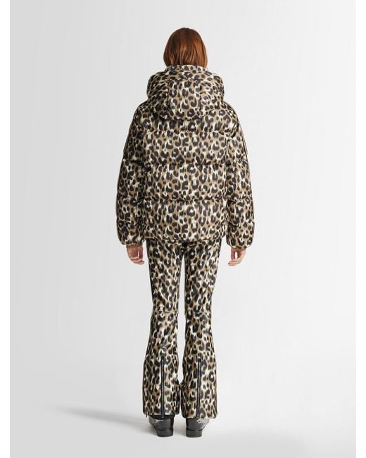 Fusalp Black Ada Leopard Down Jacket