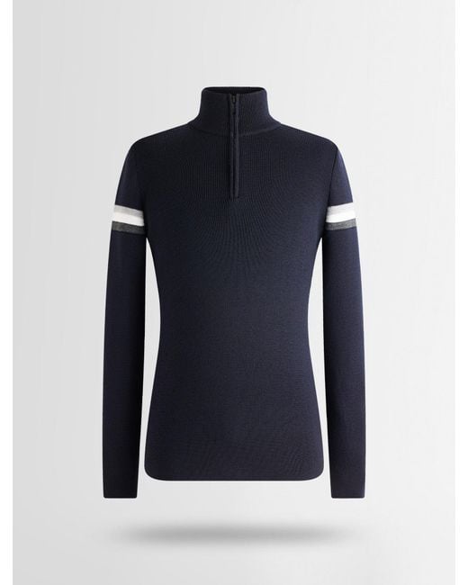 Fusalp Blue Wengen Sweater for men