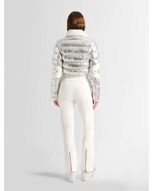 Fusalp White Clarisse Metal Ski Suit