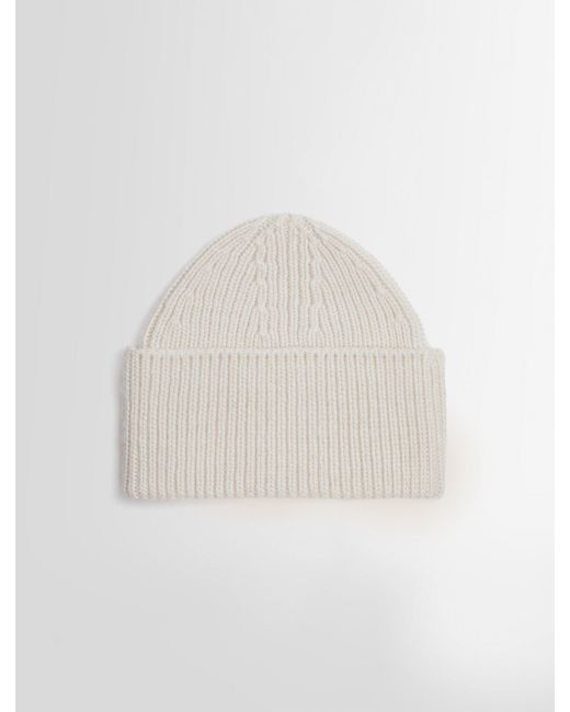 Fusalp White Knit Beanie