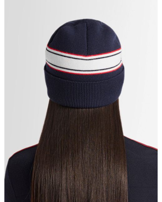 Fusalp Blue Retro Beanie