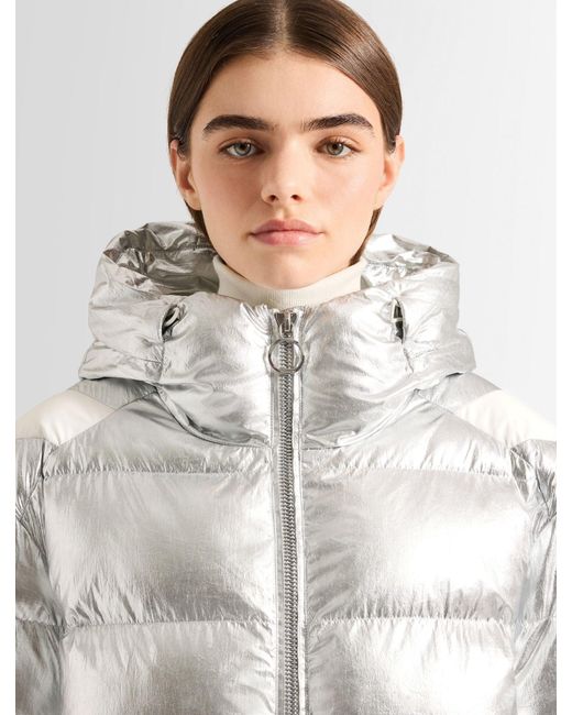 Fusalp White Charloy Metal Down Jacket