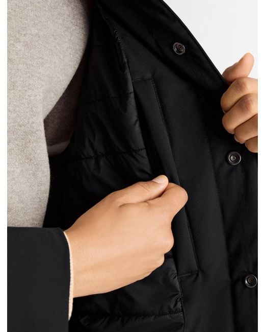 Fusalp Black Calobro Coat for men