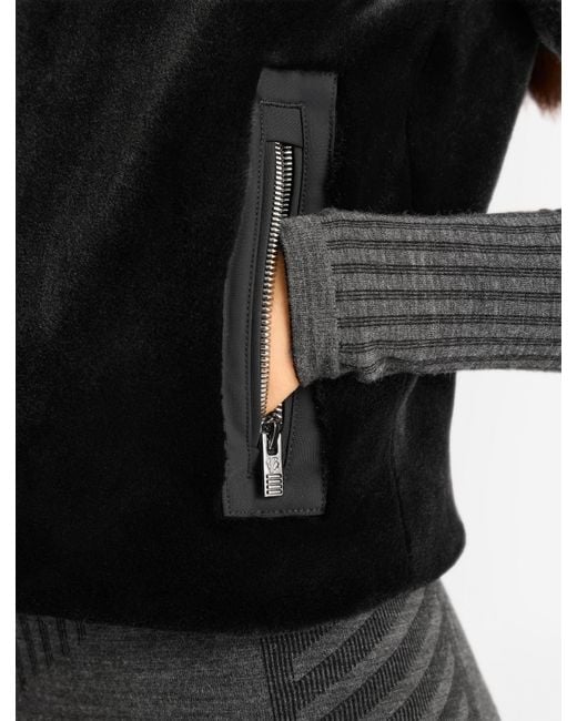 Fusalp Black Piagina Sleeveless Jackets