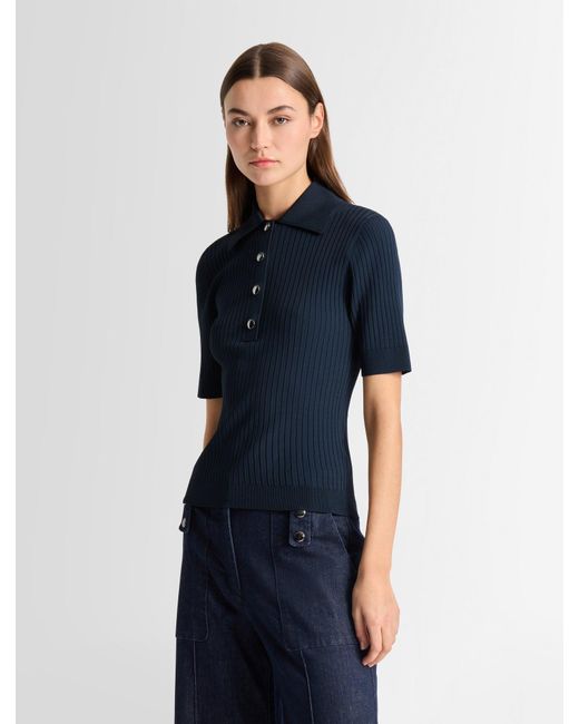 Fusalp Blue Vera Short-Sleeve Polo Shirt