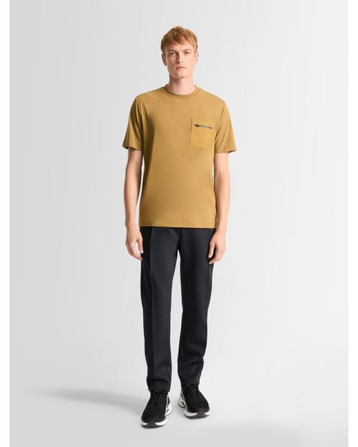 Fusalp Yellow Rivio Tee Shirt for men