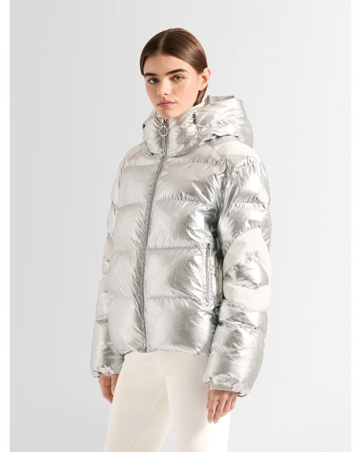 Fusalp White Charloy Metal Down Jacket